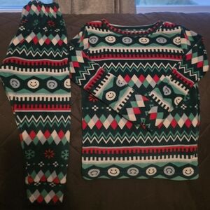 Festive Patterned Kids Pajamas